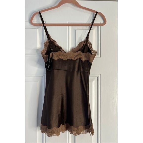 Brand New Magazine Women's Size Small 100% Silk Brown Sleeveless BOHO Top - Picture 8 of 8